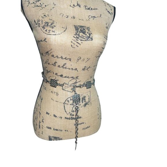 Silver Metal Chain Statement‎ Belt 34”-38” Waist - Picture 1 of 4